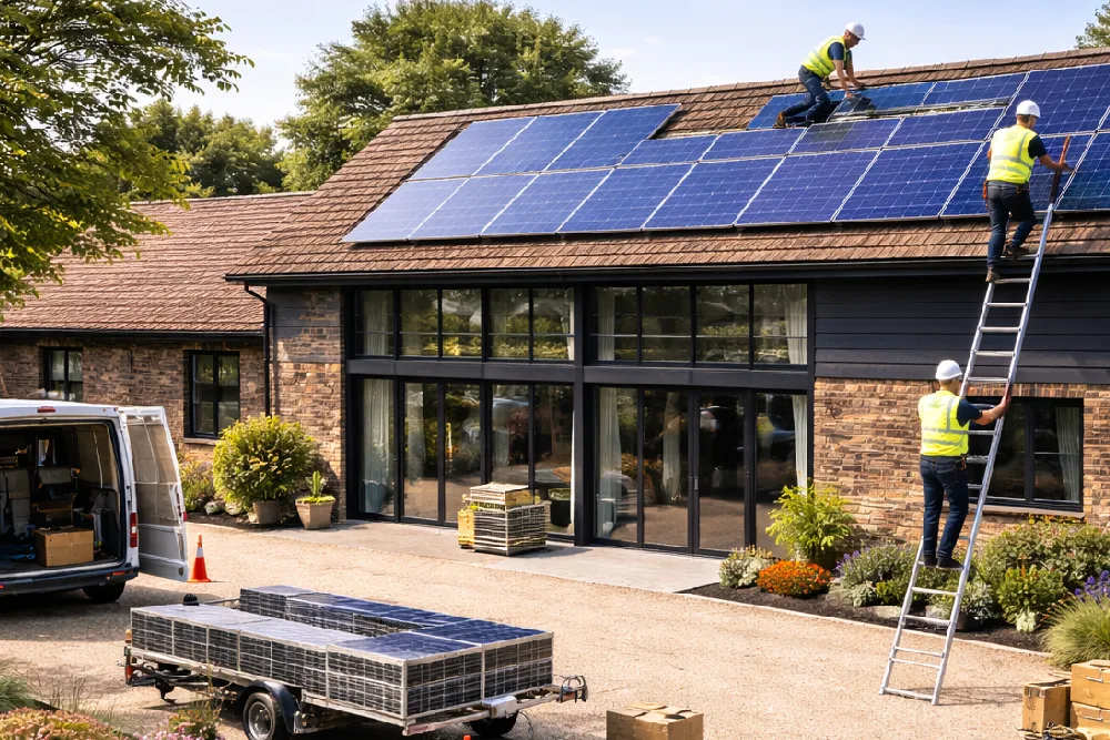 solar panel installation dorset