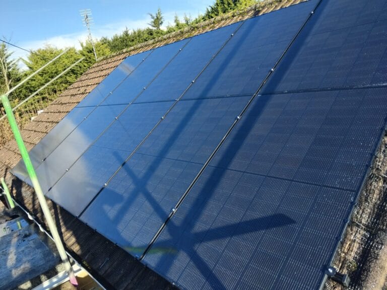 Solar panel array detail